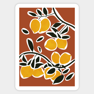 Lemon Tree Branches II Sticker